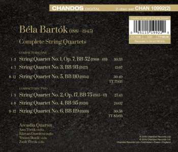 2CD Béla Bartók: Complete String Quartets