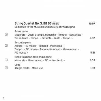 2CD Béla Bartók: Complete String Quartets