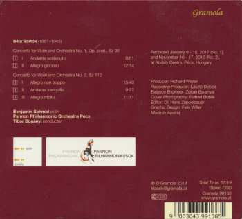 CD Béla Bartók: Die Violinkonzerte