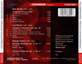 CD Béla Bartók: Folk Inspirations