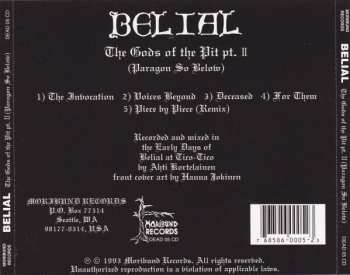 CD Belial: The Gods Of The Pit Part II (Paragon So Below)
