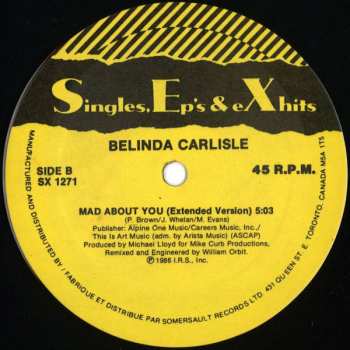 LP Belinda Carlisle: Band Of Gold / Mad About You