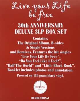 3LP/Set di cofanetti Belinda Carlisle: Live Your Life Be Free DLX | LTD
