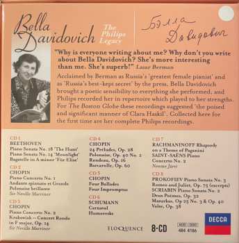 8CD/Set di cofanetti Bella Davidovich: The Philips Legacy