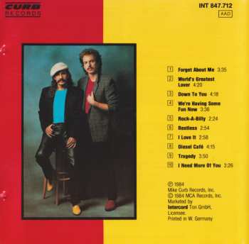 CD Bellamy Brothers: Restless