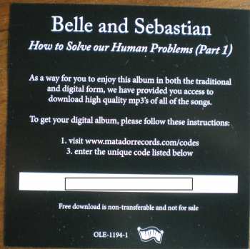 3LP/Set di cofanetti Belle & Sebastian: How To Solve Our Human Problems LTD