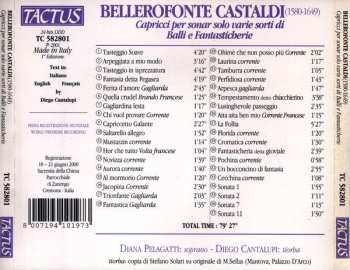 CD Bellerofonte Castaldi: Capricci Per Sonar Solo Varie Sorti Di Bailli E Fantasticherie