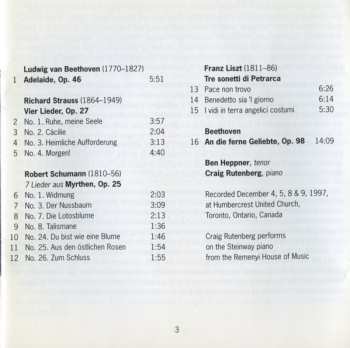 CD Ben Heppner: Dedication