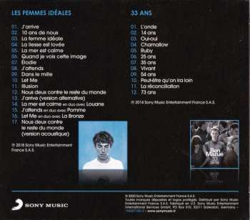 2CD/Set di cofanetti Ben Mazue: Les Femmes Idéales / 33 Ans