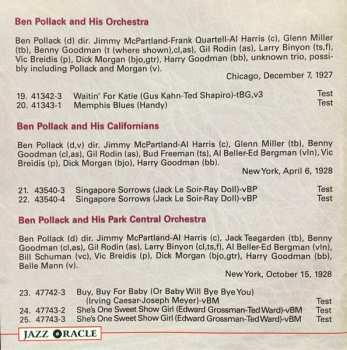 CD Ben Pollack: Volume 1 - Recorded In Chicago And New York 1926-1928