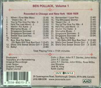 CD Ben Pollack: Volume 1 - Recorded In Chicago And New York 1926-1928