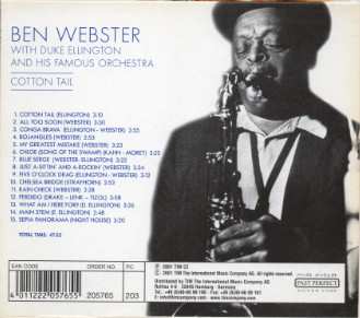CD Ben Webster: Cotton Tail