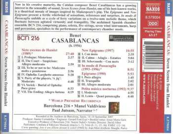 CD Benet Casablancas: Seven Scenes From Hamlet • New Epigrams • In Modo Di Passacaglia