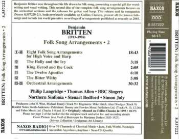 CD Benjamin Britten: Folk Song Arrangements • 2