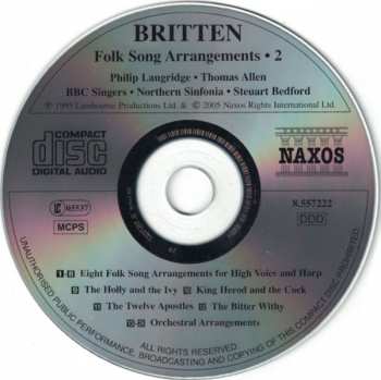 CD Benjamin Britten: Folk Song Arrangements • 2