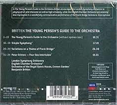 CD The London Symphony Orchestra: Four Sea Interludes - The Young Person's Guide To The Orchestra - Simple Symphony