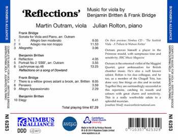 CD Benjamin Britten: Reflections - Music For Viola  