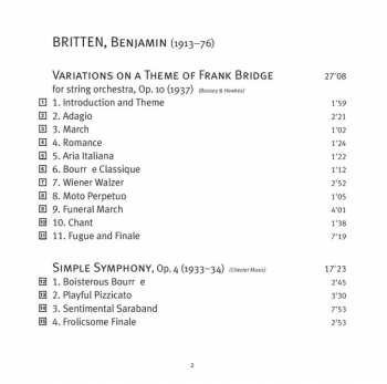 SACD Benjamin Britten: Music For String Orchestra