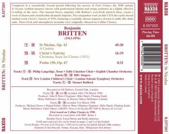 CD English Chamber Orchestra: St Nicolas (A Cantata), Christ's Nativity