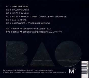 6CD/2DVD/Set di cofanetti Benny Anderssons Orkester: BAO In Box