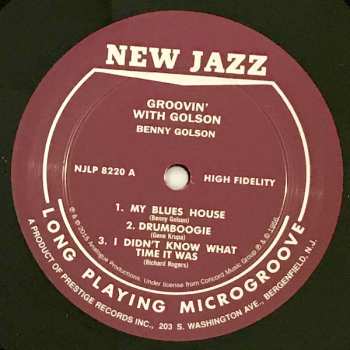 LP Benny Golson: Groovin' With Golson LTD | NUM