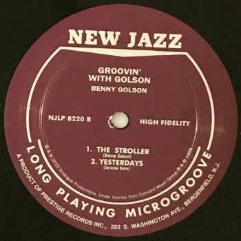 LP Benny Golson: Groovin' With Golson LTD | NUM