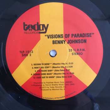 LP Benny Johnson: Visions Of Paradise