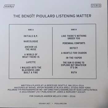 LP Benoit Pioulard: The Benoît Pioulard Listening Matter