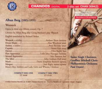 2CD/Set di cofanetti Philharmonia Orchestra: Wozzeck