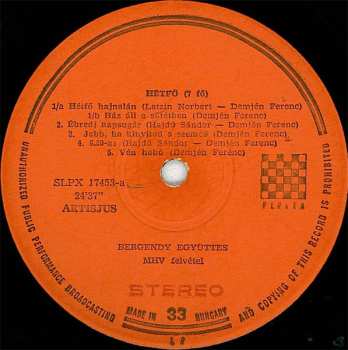 2LP Bergendy: Hétfő