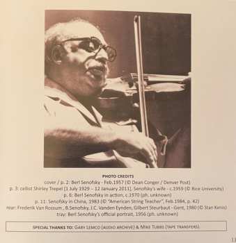 2CD Berl Senofsky: American Virtuoso