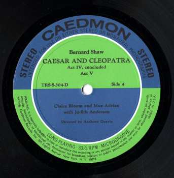 2LP/Set di cofanetti Max Adrian: Caesar And Cleopatra
