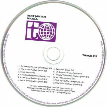 CD Bert Jansch: Nicola
