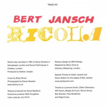 CD Bert Jansch: Nicola