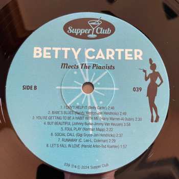 LP Betty Carter: Meets The Pianists LTD | NUM