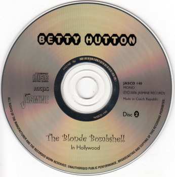 2CD Betty Hutton: The Blonde Bombshell In Hollywood