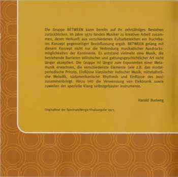 CD Between: And The Waters Opened