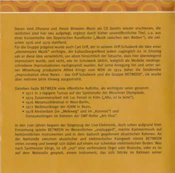 CD Between: And The Waters Opened