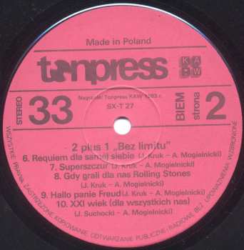 LP 2 plus 1: Bez Limitu