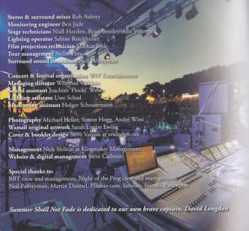 2CD/Blu-ray Big Big Train: Summer Shall Not Fade - Live At Loreley