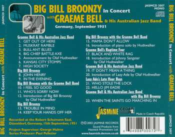 CD Big Bill Broonzy: Big Bill Broonzy In Concert With Graeme Bell & His Australian Jazz Band