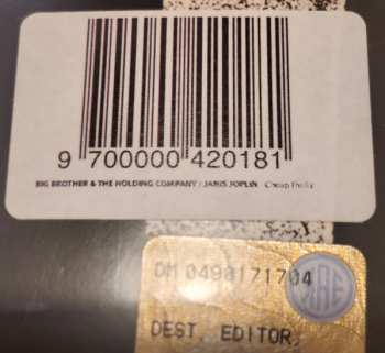 LP Big Brother & The Holding Company: Cheap Thrills