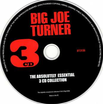 3CD Big Joe Turner: The Absolutely Essential 3cd Collection DIGI