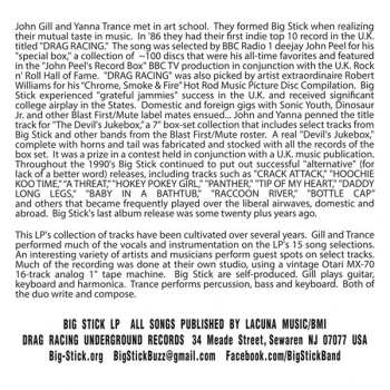 CD Big Stick: LP