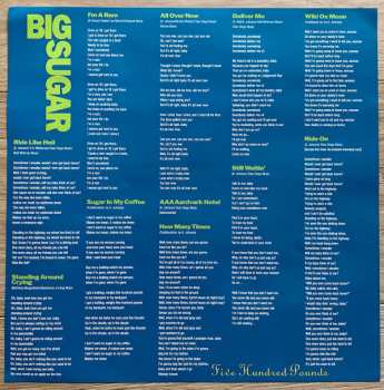 LP Big Sugar: Five Hundred Pounds CLR | LTD