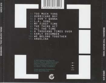CD Bigbang: (Too) (Much) (Yang)