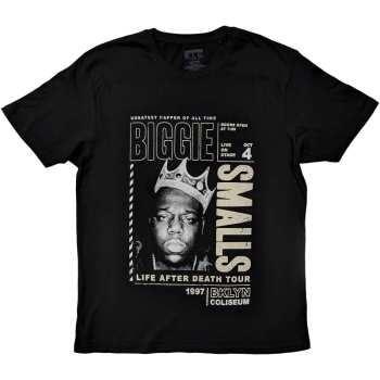 Merce Biggie Smalls: Biggie Smalls Unisex T-shirt: Life After Death Tour (small) S
