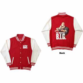 Merce Biggie Smalls: Biggie Smalls Unisex Varsity Jacket: Reachstrings (back Print) (small) S