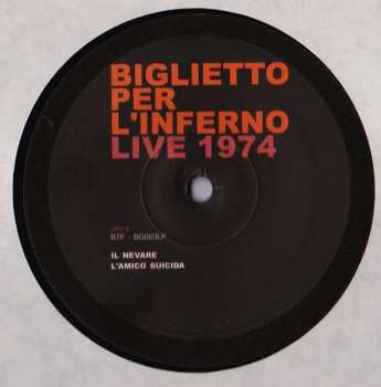 LP Biglietto Per L'Inferno: Live 1974