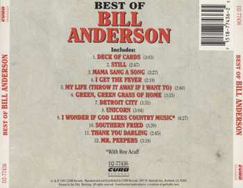CD Bill Anderson: The Best Of Bill Anderson